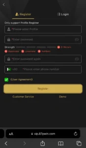 87P Registration
