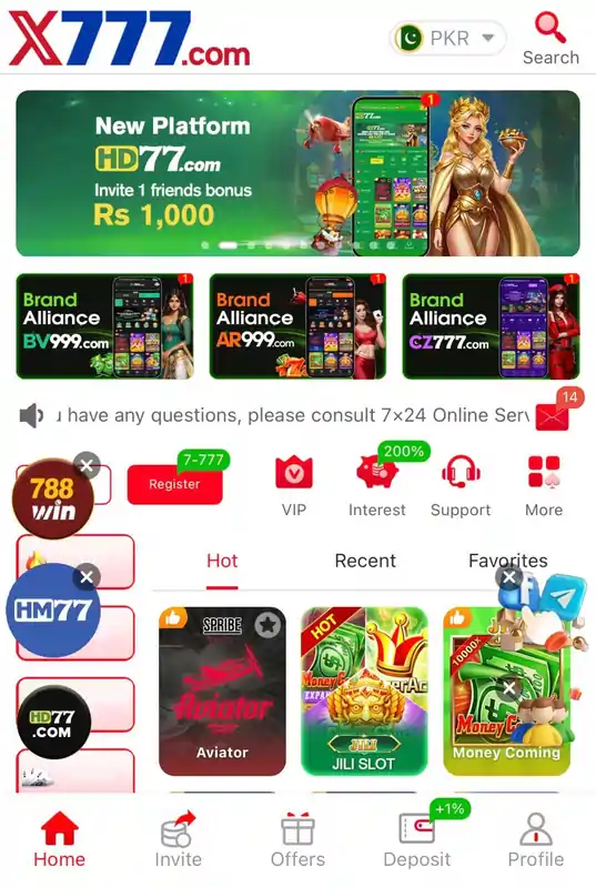 X777 game